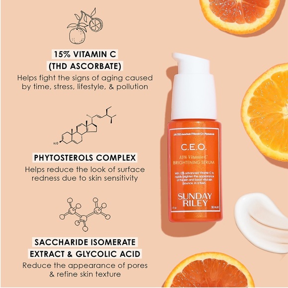 🍊 Sunday Riley C.E.O. 15% Vitamin C Brightening Serum - Picture 3 of 9